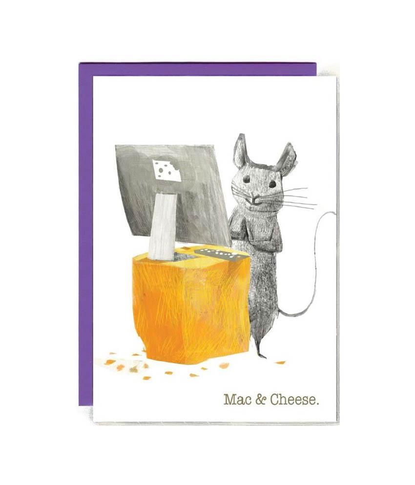 A set of 8 cheese-themed birthday cards featuring humorous puns, neatly packaged in a box with matching envelopes.