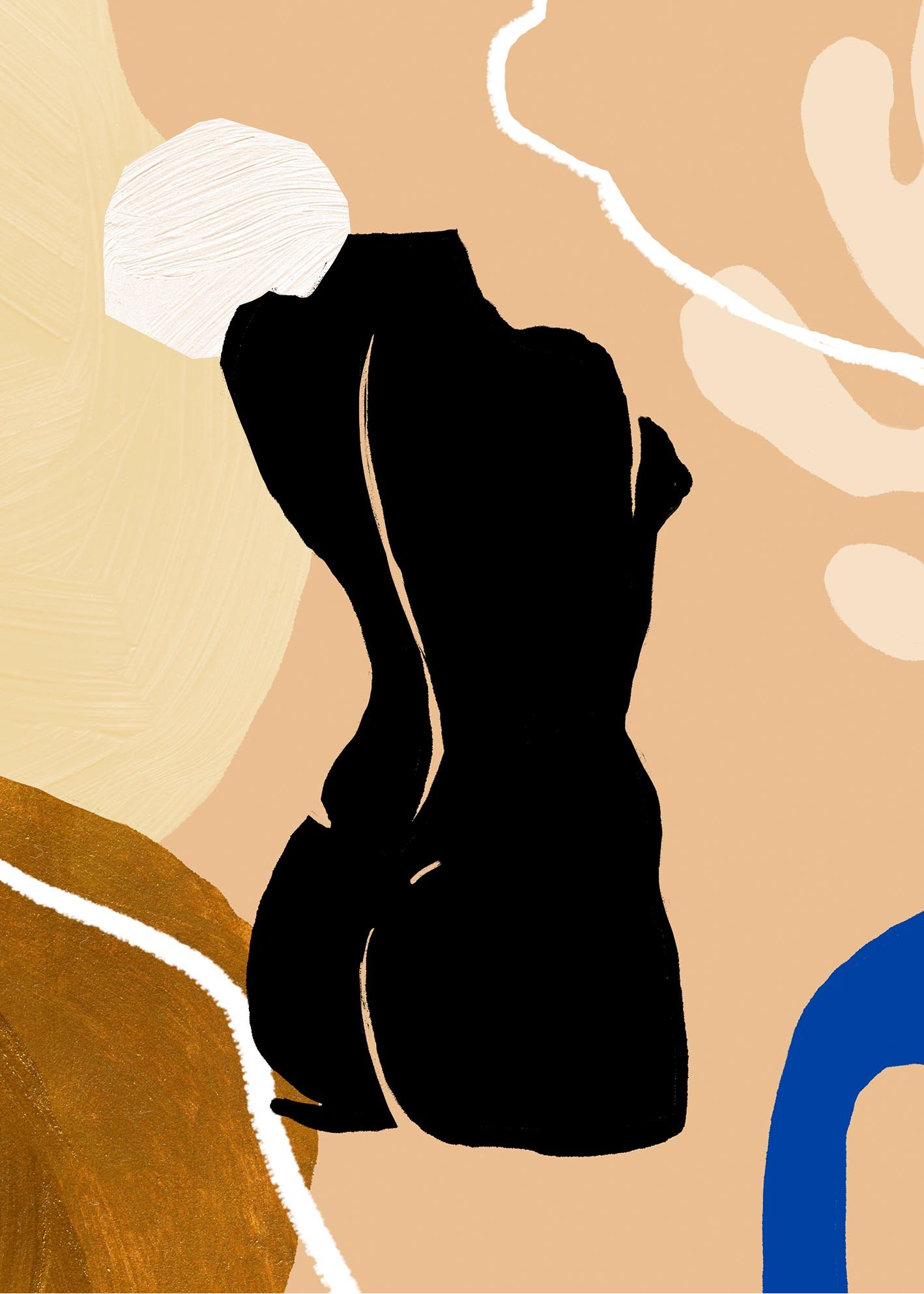 Female Back III art print showcasing detailed and vibrant imagery, perfect for home or office decor.