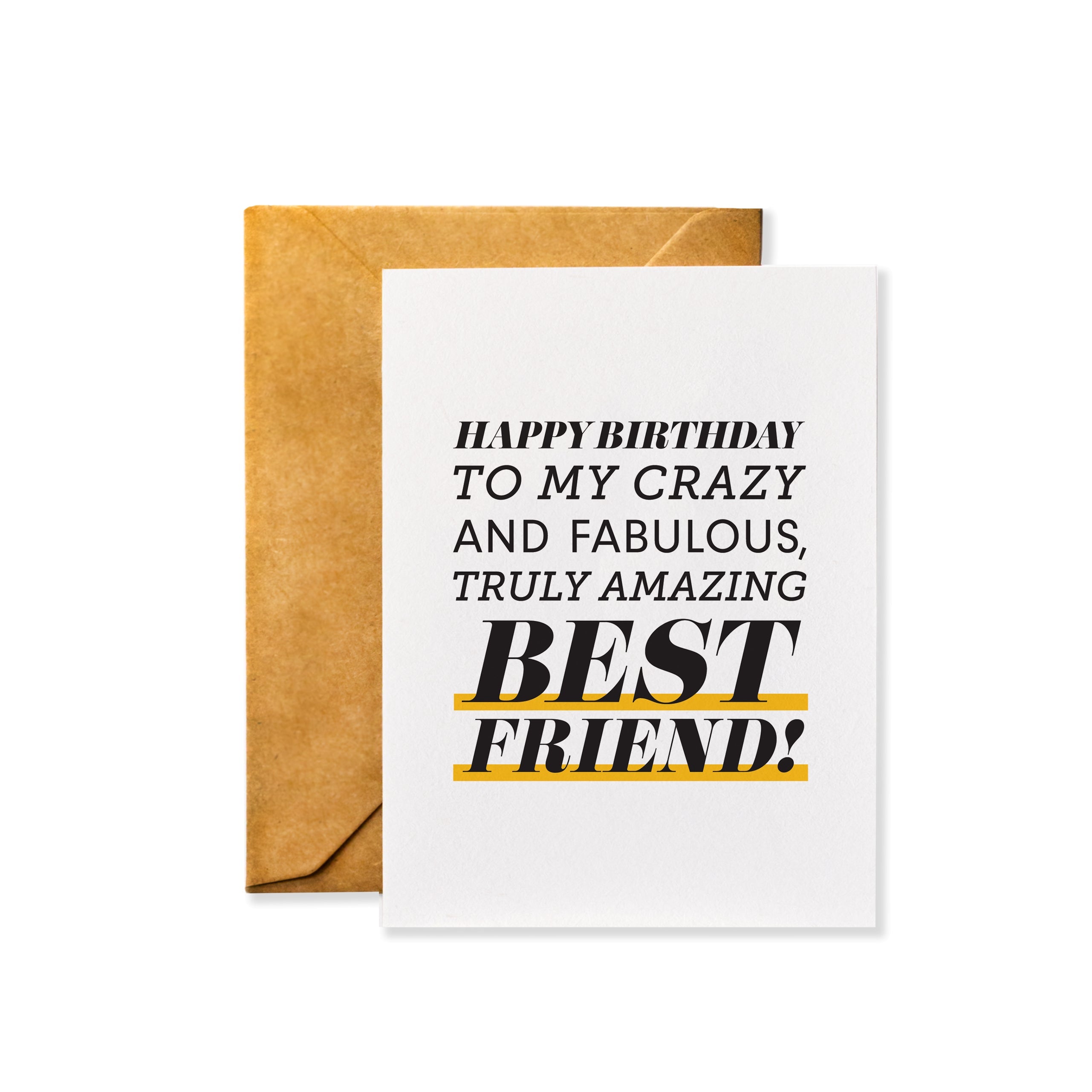 Happy Birthday greeting card for best friend featuring vibrant colors and heartfelt message.