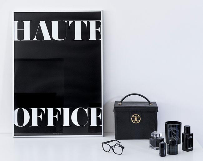 Haute Office (Noir) art print showcasing elegant design, perfect for office decor.