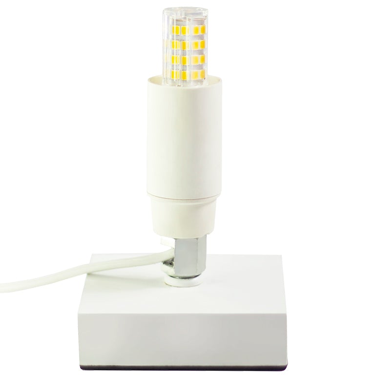 A stylish lamp accessory featuring a lamp base, LED bulb, and chord with switch, designed for dual-use models.