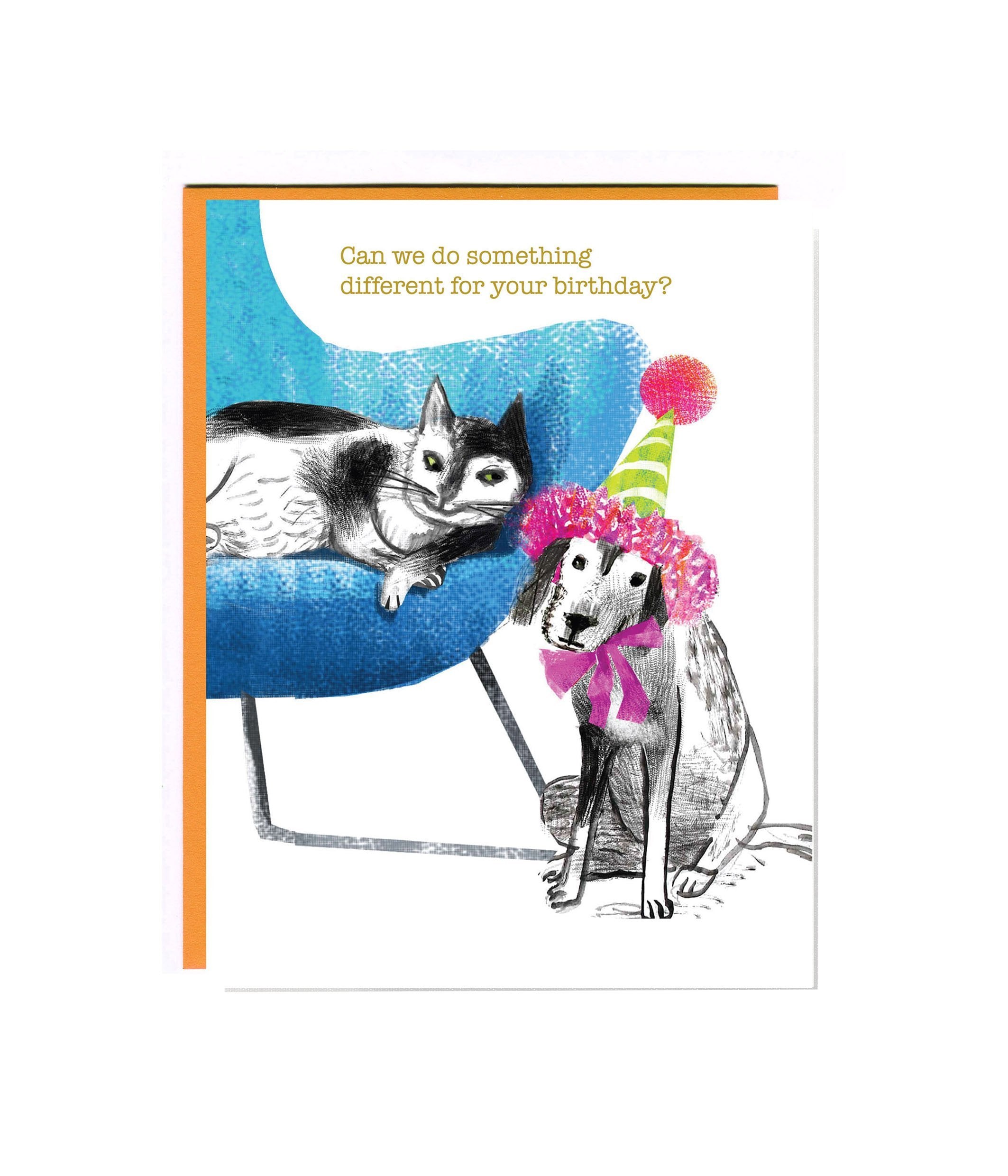 A set of 8 whimsical dog-themed birthday cards by John Littleboy, neatly packaged in a tidy box with matching envelopes.