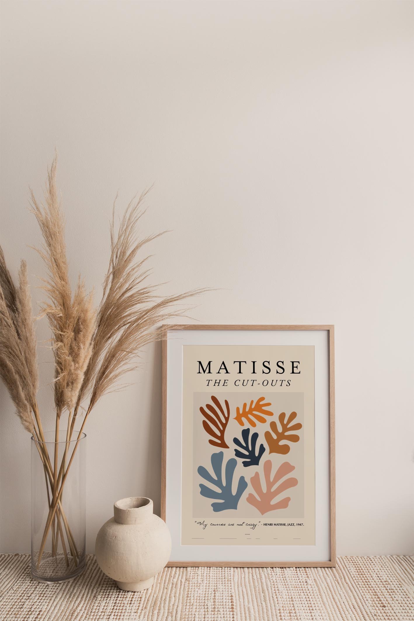 Matisse Cutouts I collection featuring vibrant paper cutouts inspired by Henri Matisse's artistic style.