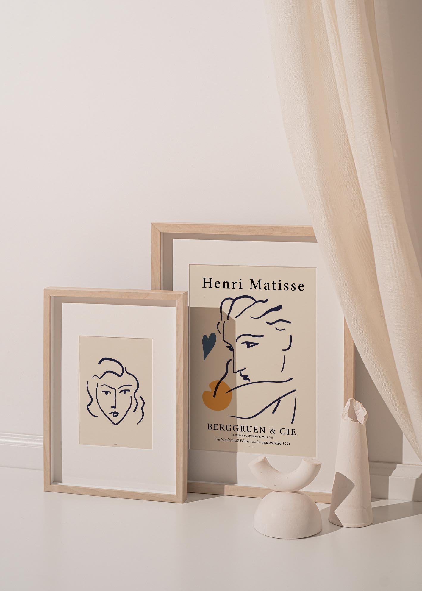 Matisse Man Poster featuring colorful cut-out shapes inspired by Henri Matisse's artistic style.