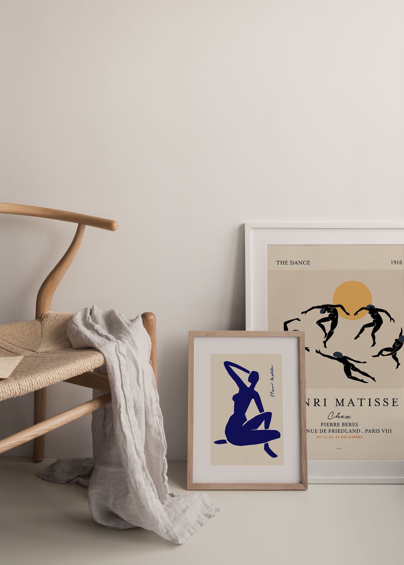 A vibrant art print from the Matisse The Dance collection, showcasing colorful shapes and figures inspired by Henri Matisse's paper cutouts.