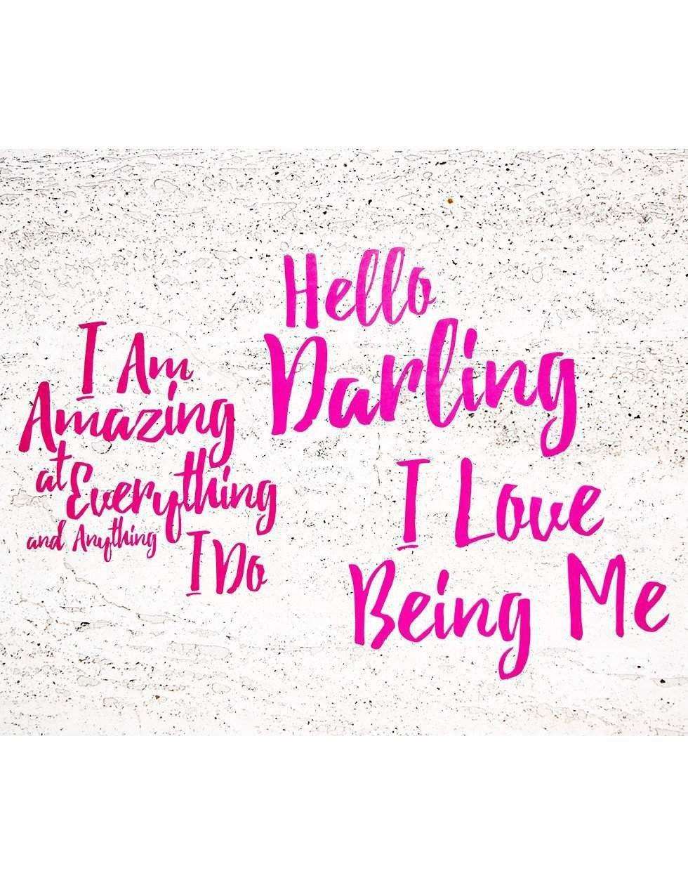 Mirror Affirmation Decals featuring positive messages for motivation and self-confidence, designed for mirrors, walls, and laptops.