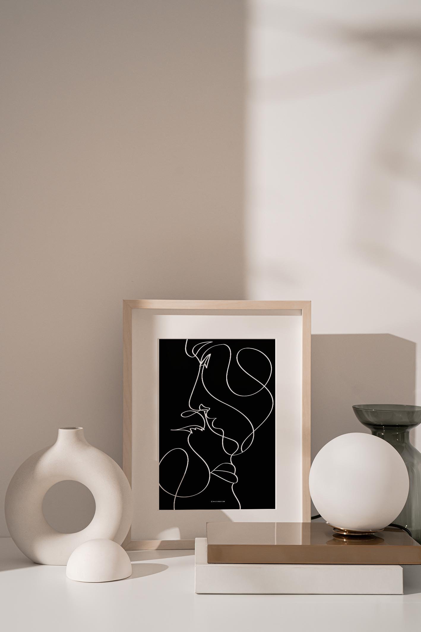 Other Half (Noir) art print showcasing elegant design on high-quality stock.