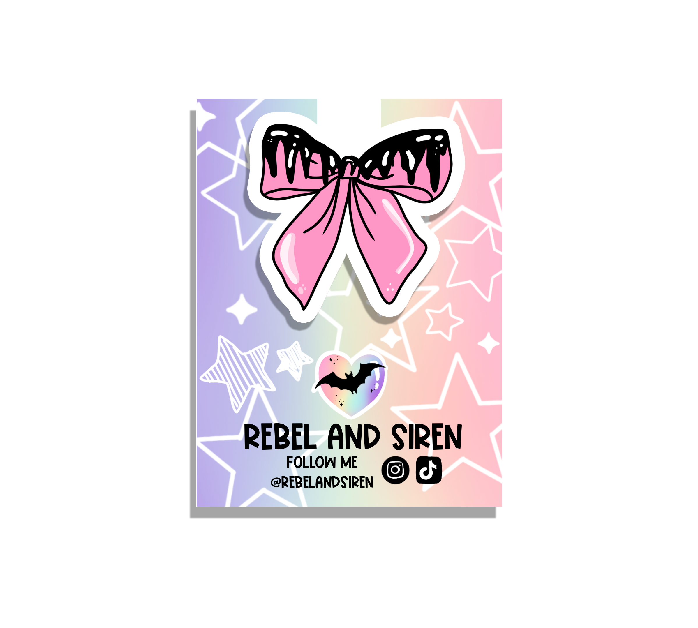 Pastel pink goth bow magnetic bookmark featuring a stylish design with strong magnets for secure page holding.