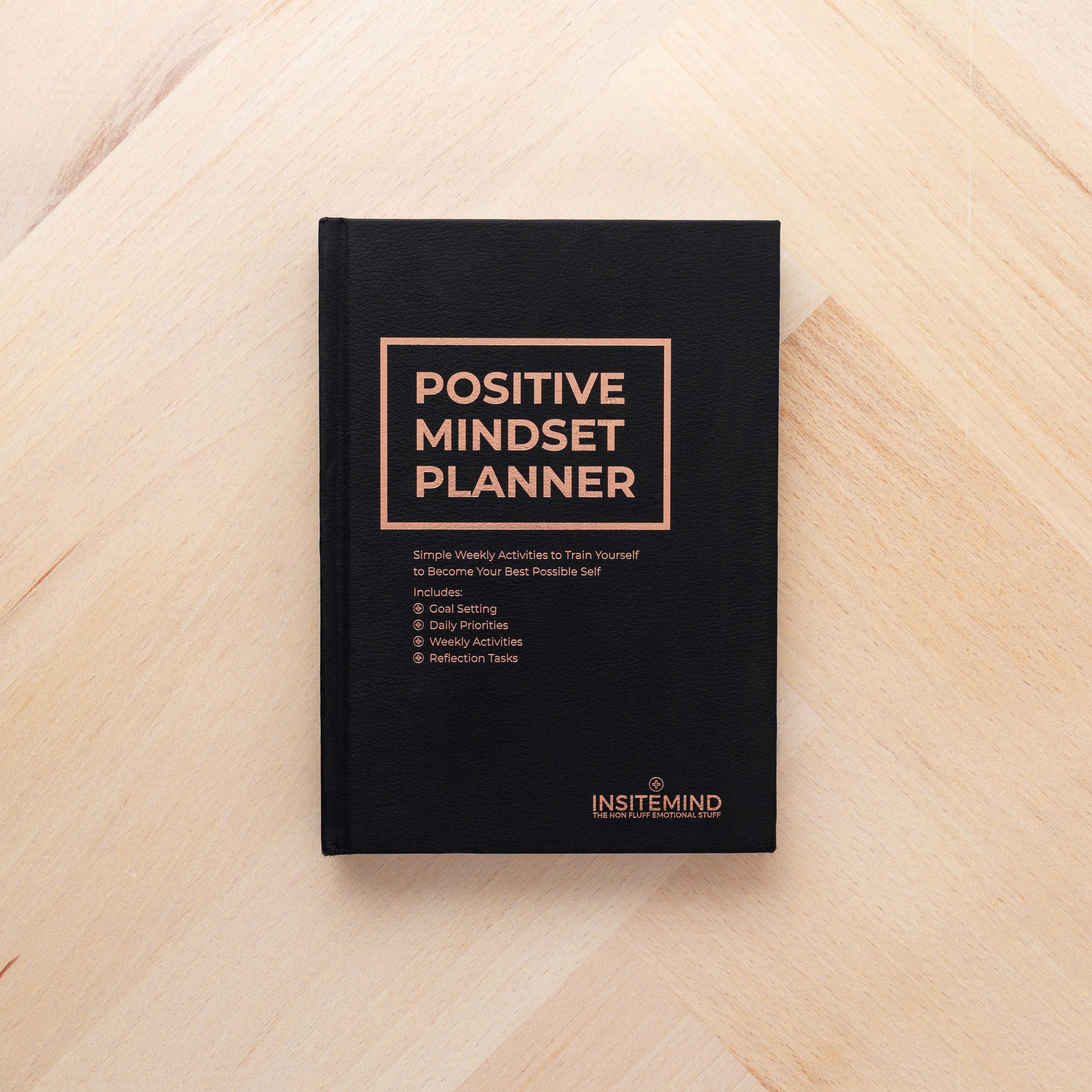 A beautifully designed Positive Mindset Planner featuring colorful pages and motivational quotes, perfect for organizing tasks and fostering positivity.