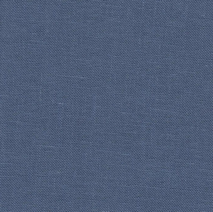 Precut Zweigart Cashel 28 count Blue Spruce linen fabric, showcasing its rich color and texture, ideal for embroidery projects.