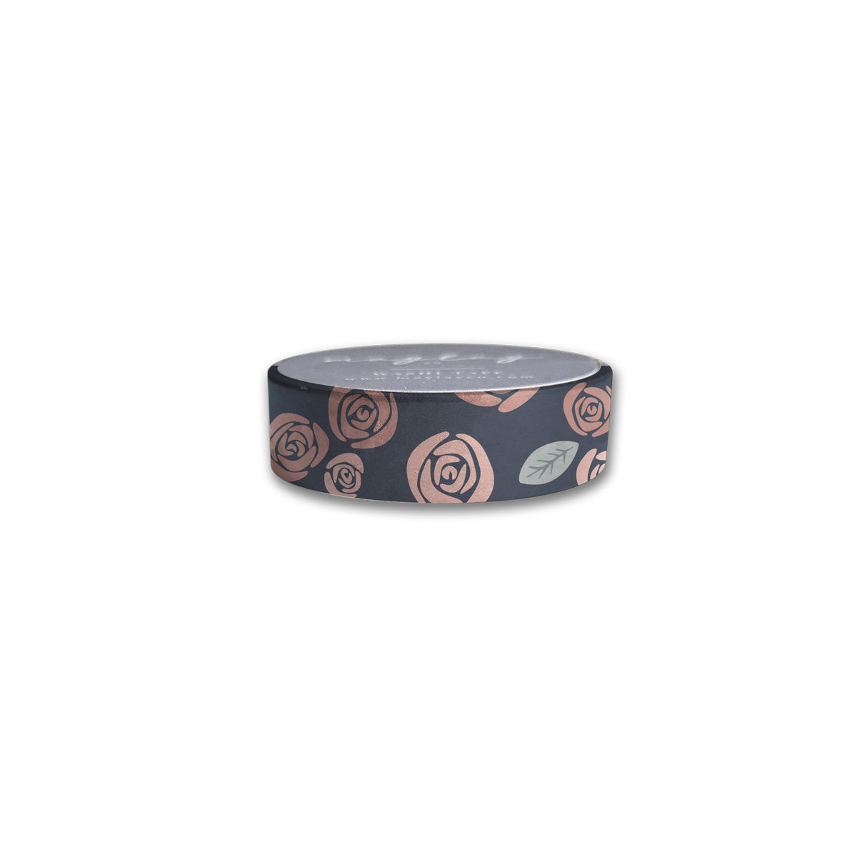 A roll of Roses Washi Tape featuring a beautiful floral design, ideal for crafting and stationery projects.