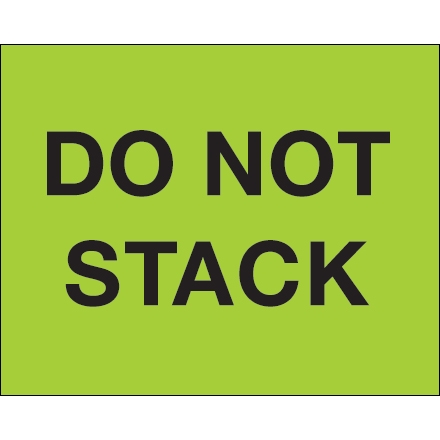 "Do Not Stack sign"