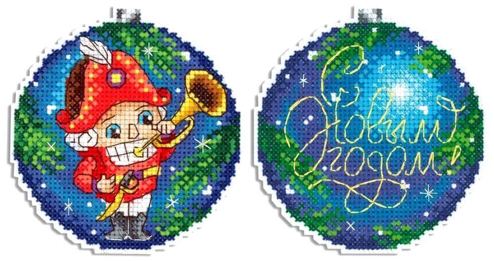 Time to Celebrate P-494 cross stitch kit featuring plastic canvas, colorful threads, and stitching supplies for crafting.