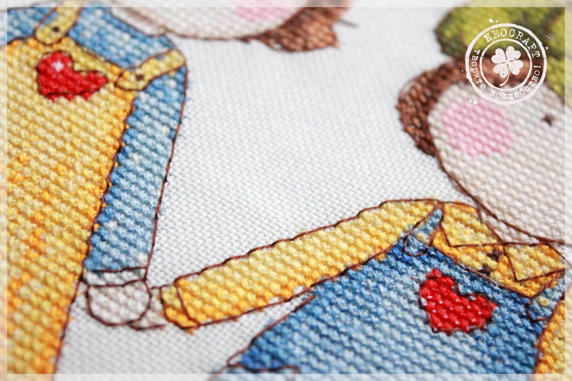 Twins GR-06 Counted Cross-Stitch Kit featuring quality Zweigart fabrics, vibrant threads, and detailed instructions for cross-stitch enthusiasts.