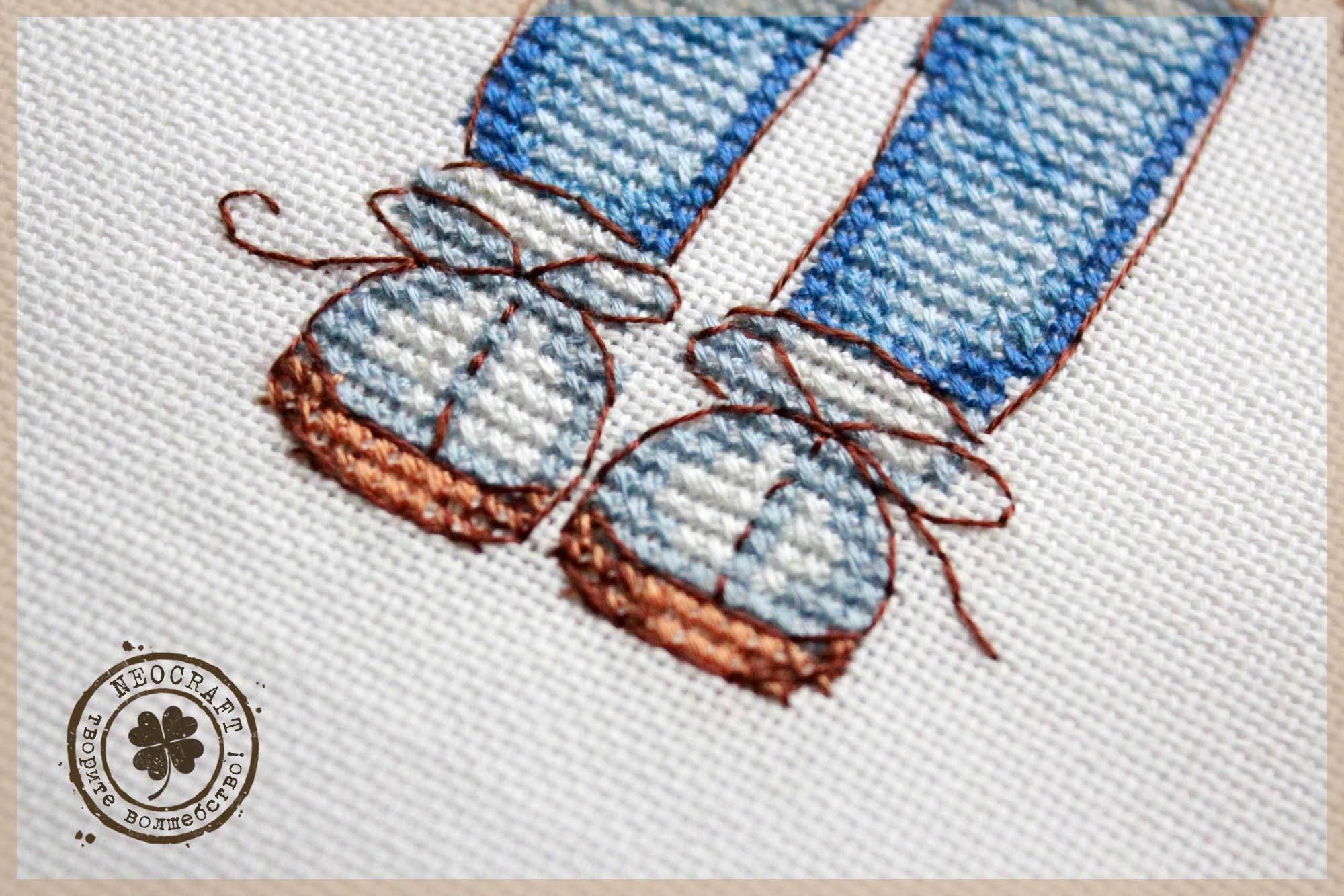 Twins GR-06 Counted Cross-Stitch Kit featuring quality Zweigart fabrics, vibrant threads, and detailed instructions for cross-stitch enthusiasts.