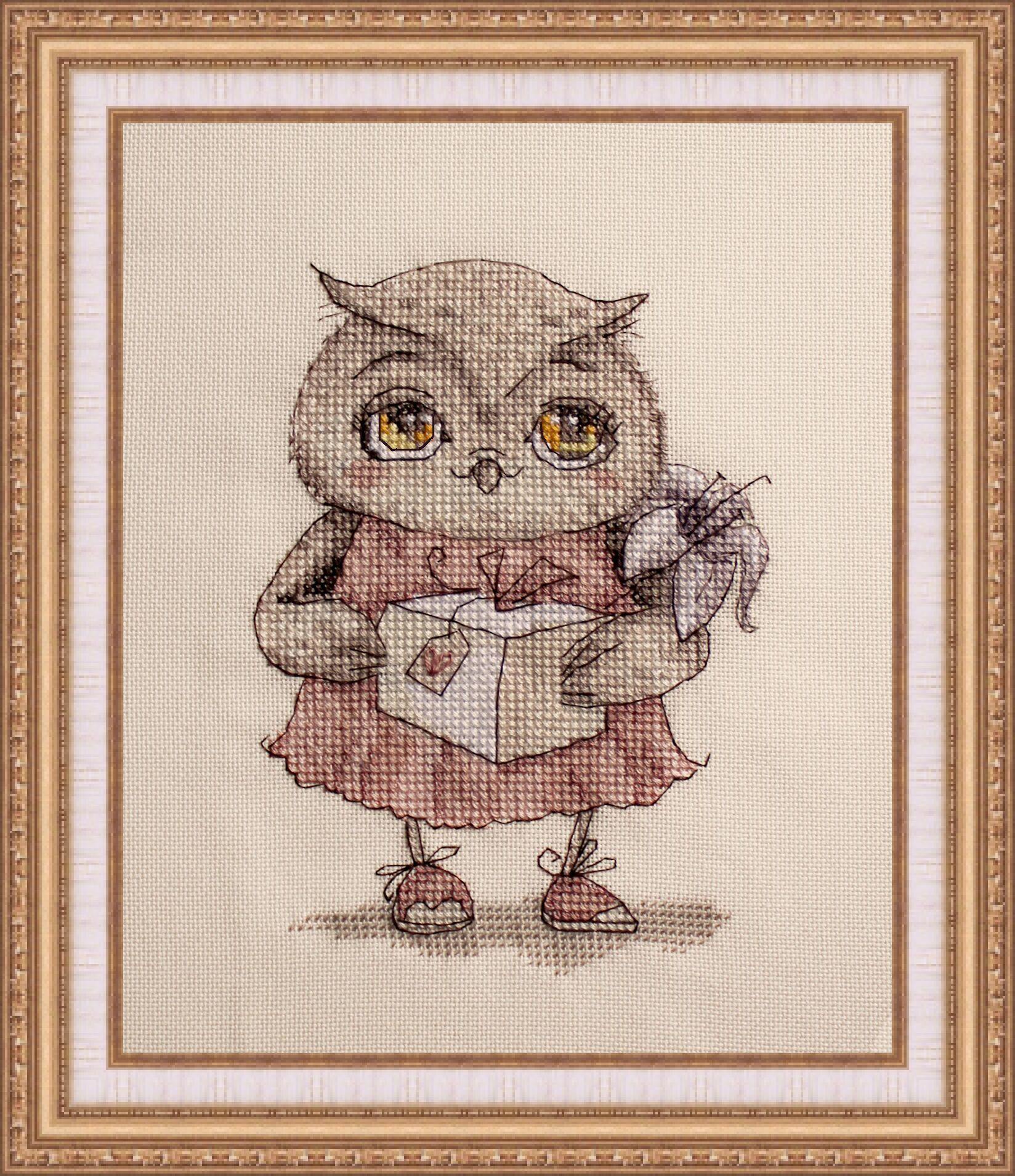 With love.. SV-02 Counted Cross-Stitch Kit featuring quality Zweigart fabrics, threads, and decorative elements for cross-stitch enthusiasts.