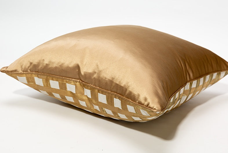 Designer Cushion Cover in Style 36, 18x18 inches, showcasing elegant design and available color variations.