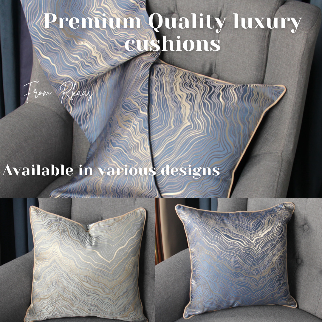 High Precision Jacquard Silk Cushion Covers in elegant endless pattern, 18x18 inches, perfect for home decor.