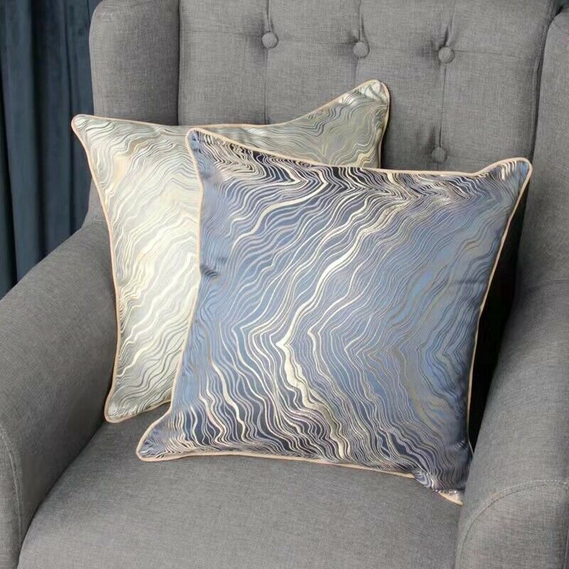 High Precision Jacquard Silk Cushion Covers in elegant endless pattern, 18x18 inches, perfect for home decor.