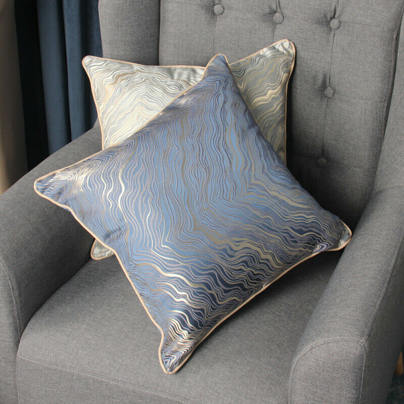 High Precision Jacquard Silk Cushion Covers in elegant endless pattern, 18x18 inches, perfect for home decor.