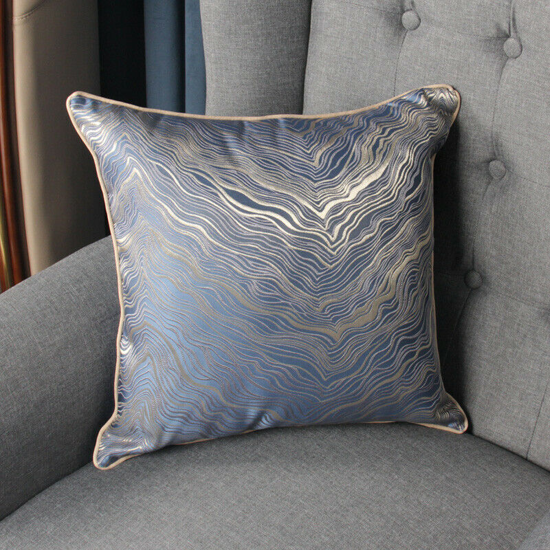 High Precision Jacquard Silk Cushion Covers in elegant endless pattern, 18x18 inches, perfect for home decor.