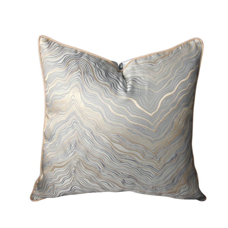 High Precision Jacquard Silk Cushion Covers in elegant endless pattern, 18x18 inches, perfect for home decor.