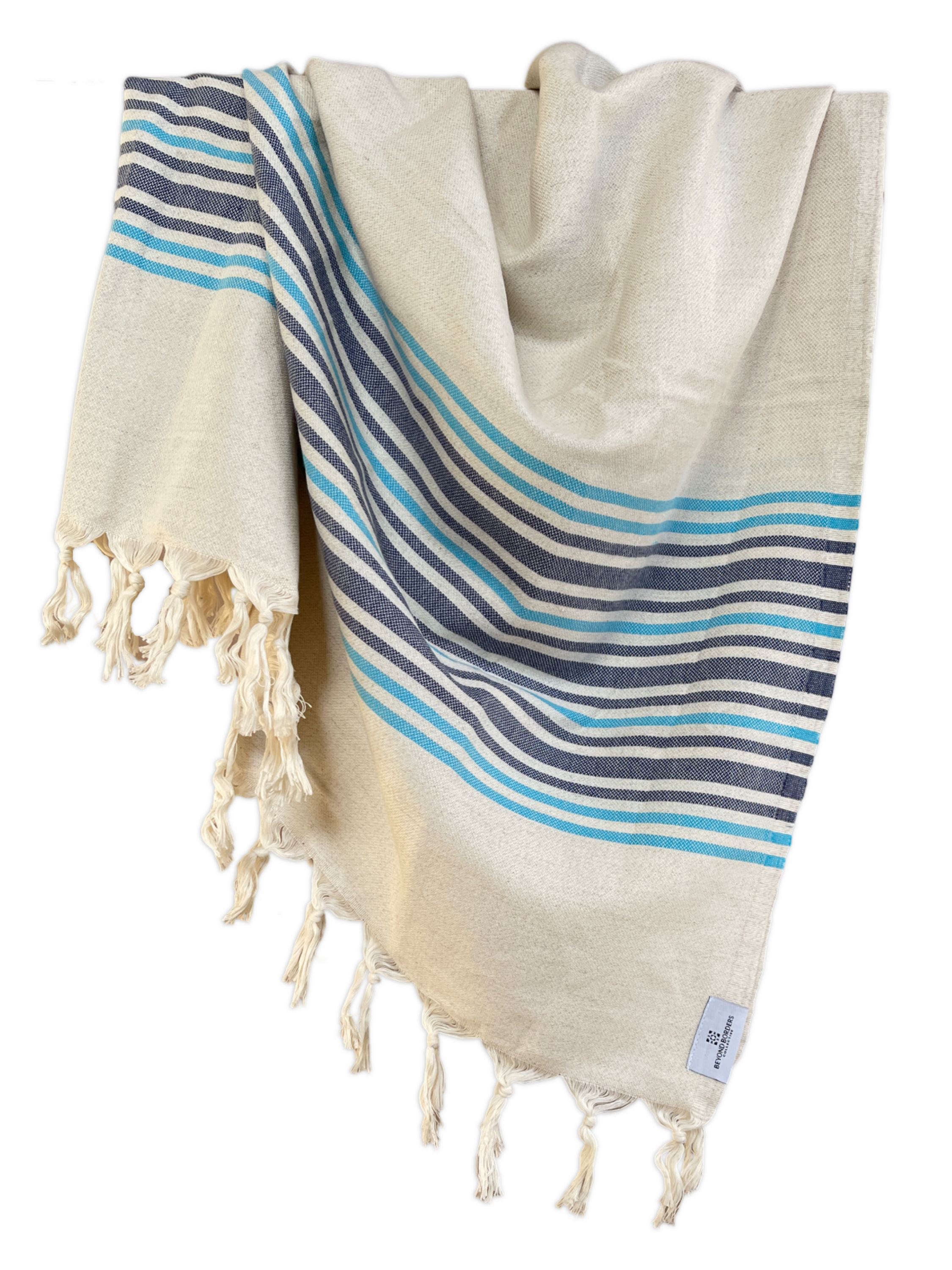 Nehir Turkish Cotton Towel in vibrant colors, showcasing its lightweight and quick-drying fabric, perfect for beach and travel use.