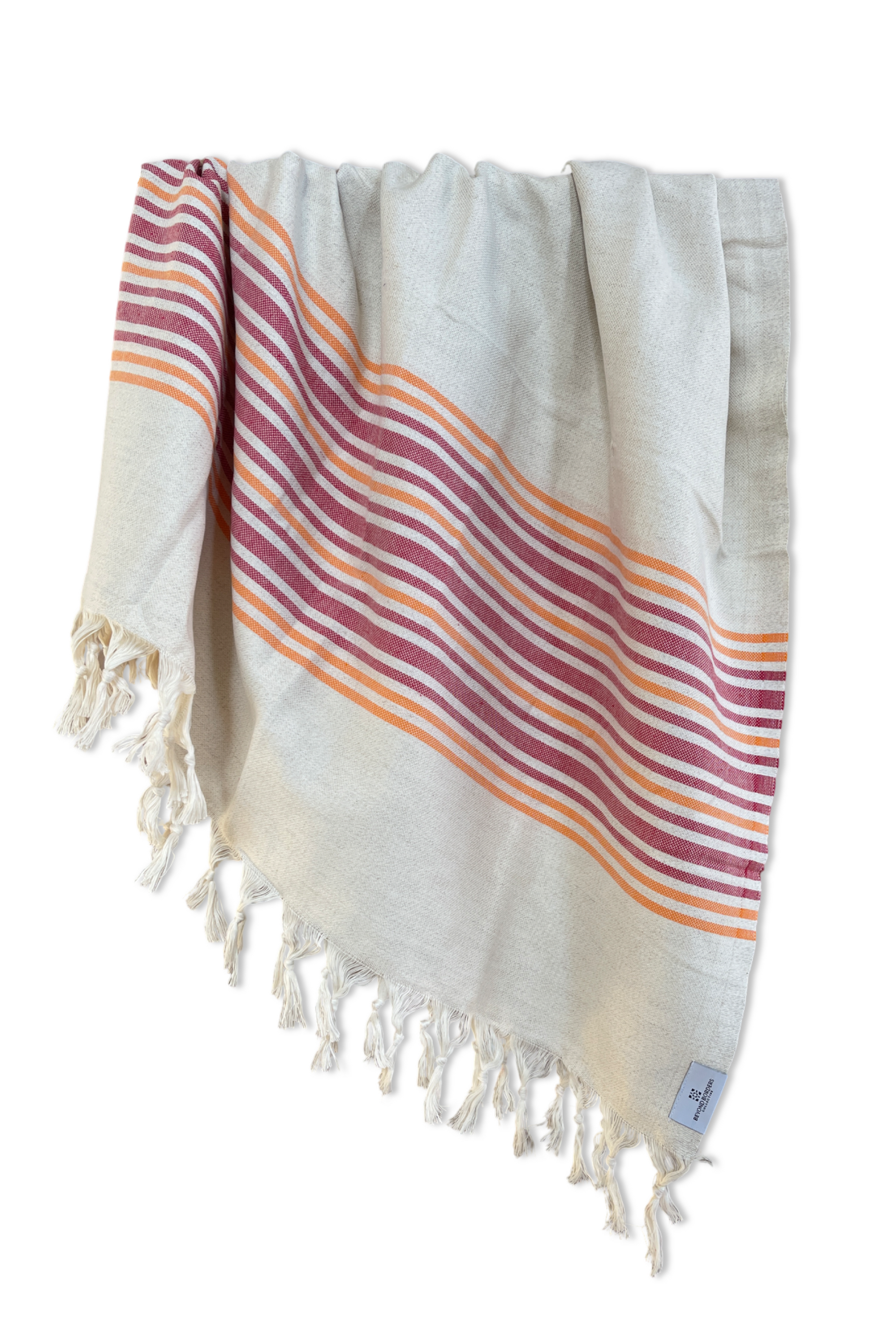 Nehir Turkish Cotton Towel in vibrant colors, showcasing its lightweight and quick-drying fabric, perfect for beach and travel use.