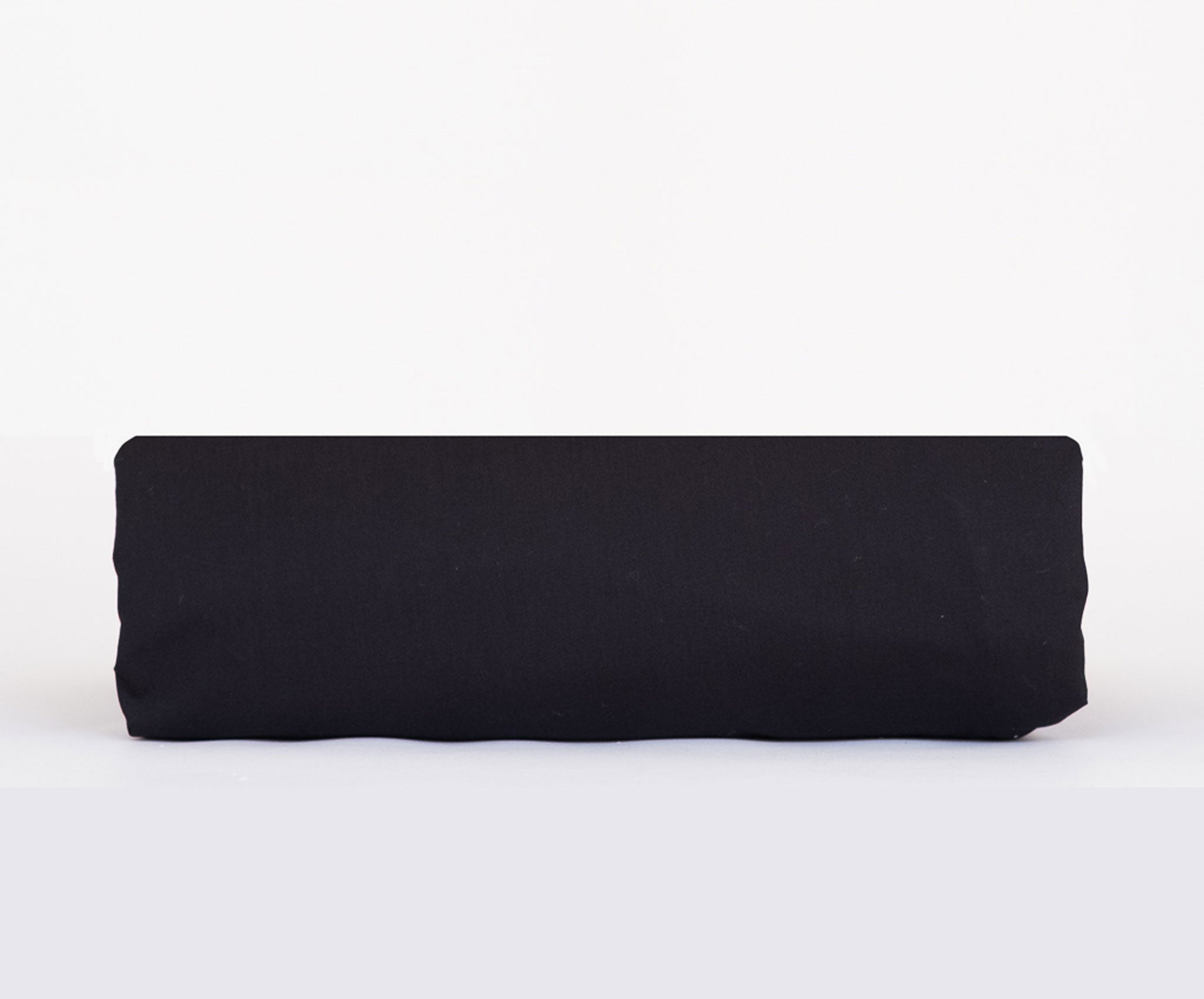 A crisp and lightweight Percale Fitted Sheet made from 100% cotton, showcasing its smooth texture and all-round elastic hem for a perfect fit.