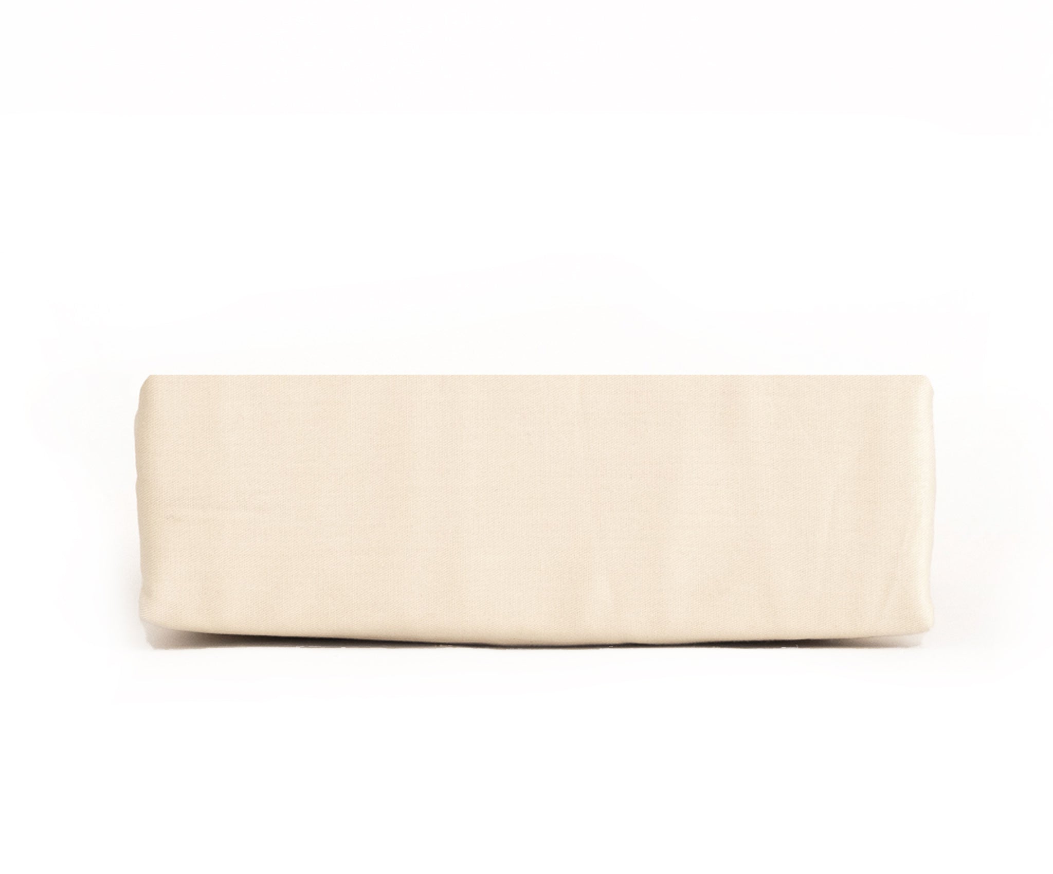 A Twill Fitted Sheet showcasing its durable twill weave and non-slip rubber backing, available in various colors.