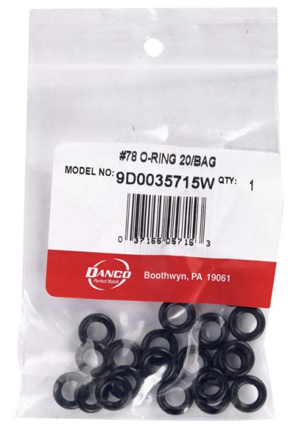 Bag of black O-rings.