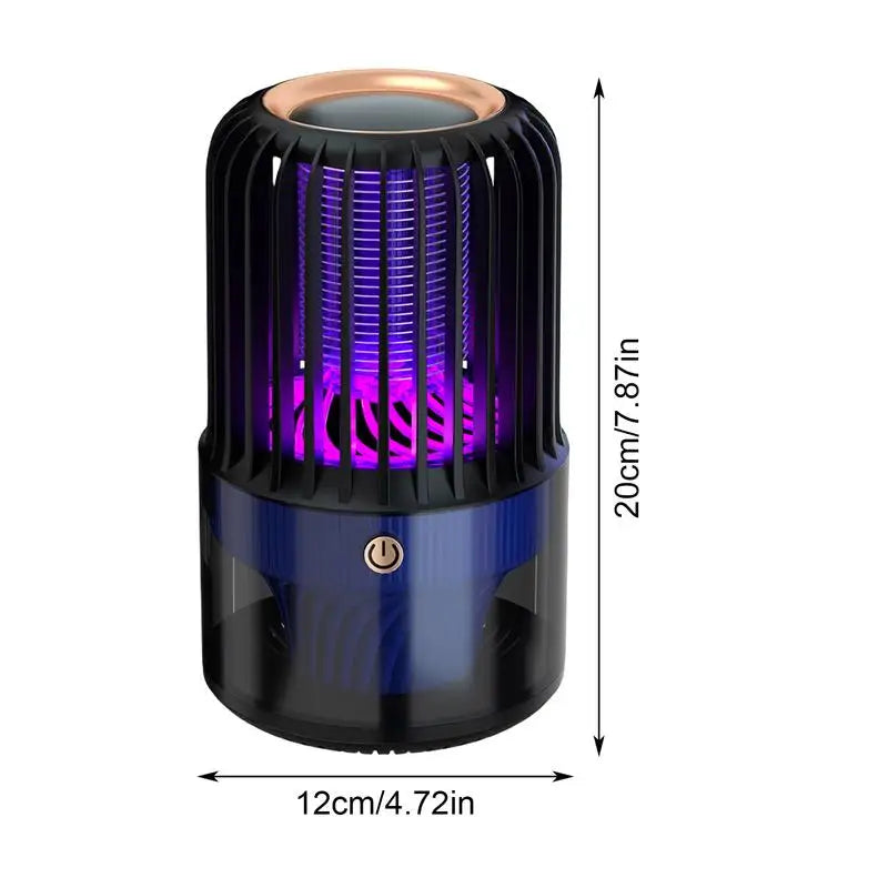 Portable Silent Fly Trap Lamp with USB charging, designed to effectively eliminate flies using light wave technology.