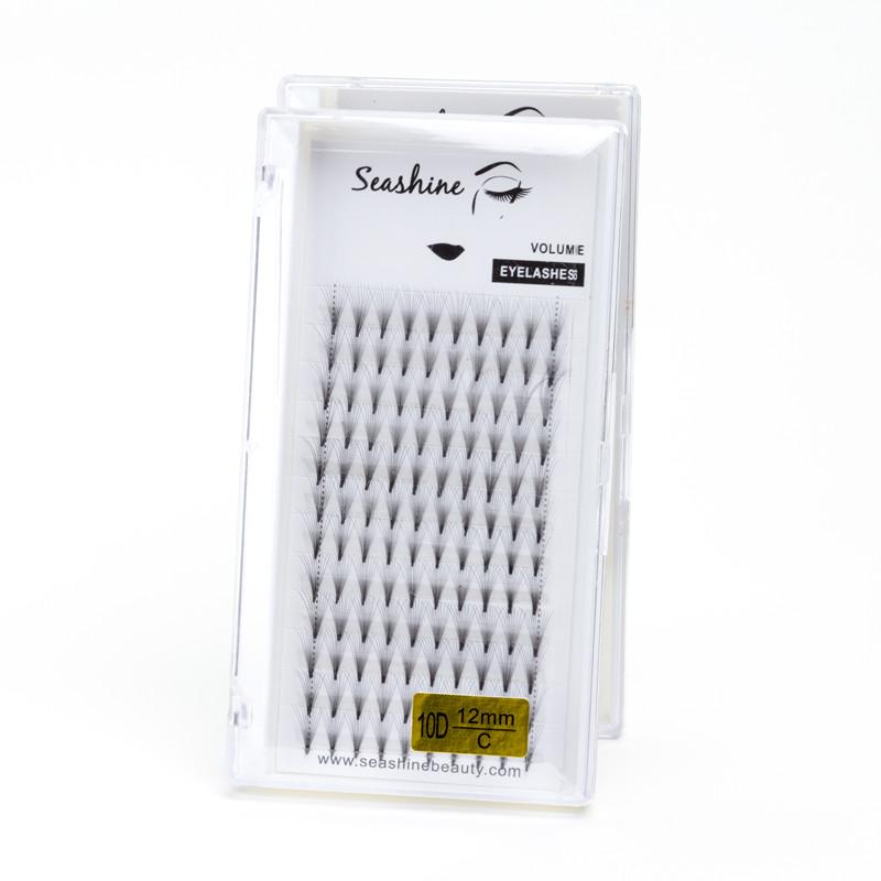 1 Tray 10D Russian Volume Thick and Soft Eyelashes Extension displayed on a clean background, showcasing its luxurious silk texture and natural long style.