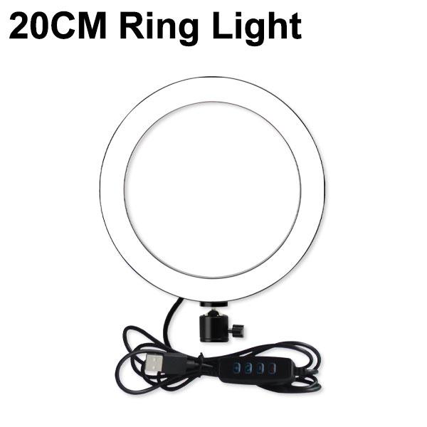 10 inch LED ring light with adjustable brightness and phone holder for iPhone and Android devices, perfect for photography and video.