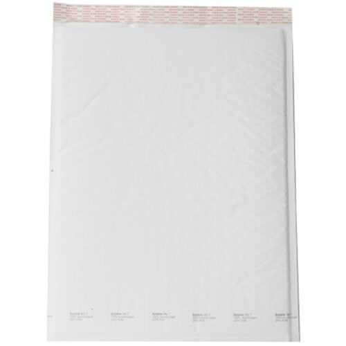 A pack of 10 white bubble padded envelope bags, measuring 22.5cm x 15cm, ideal for shipping and packaging.