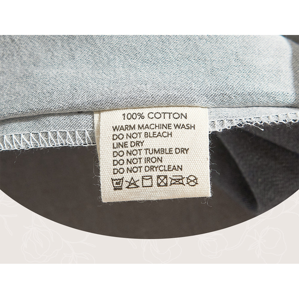 Cosy Club 100% Washed Cotton Sheet Set in Blue Dark Grey, featuring a soft texture and elegant two-tone design, perfect for queen-sized beds.