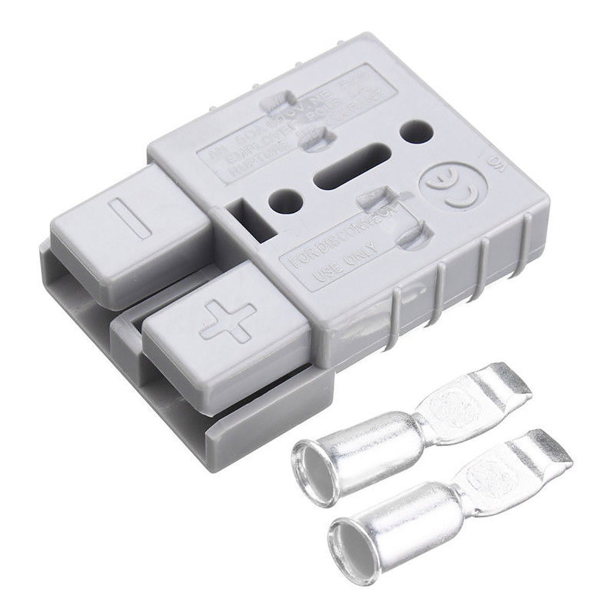 10x Anderson Style Plug connector set, featuring durable polycarbonate plugs and silver plated copper terminals for reliable power connections.