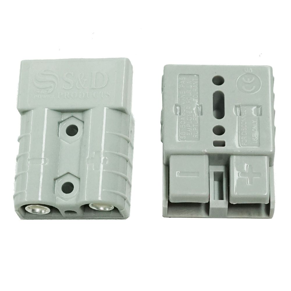 10x Anderson Style Plug connector set, featuring durable polycarbonate plugs and silver plated copper terminals for reliable power connections.