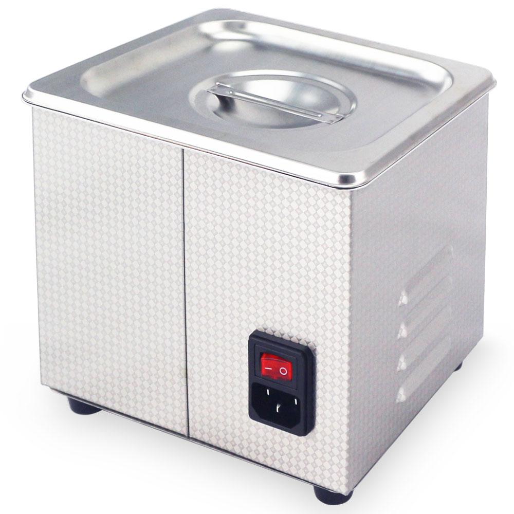 1.3L Digital Ultrasonic Cleaner with stainless steel tank and digital control panel, designed for cleaning jewelry and delicate items.