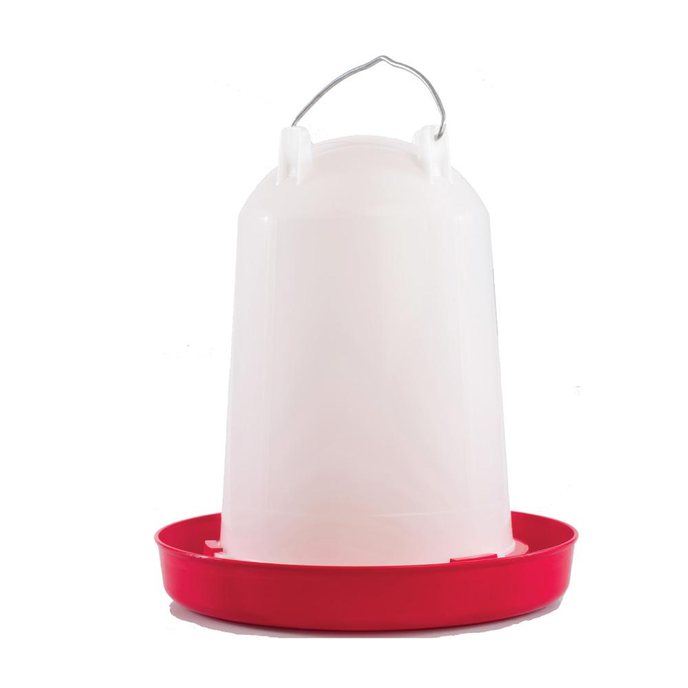 14L Automatic Chicken Drinker with a sturdy design, featuring a wing nut for optimal water flow, ideal for poultry hydration.