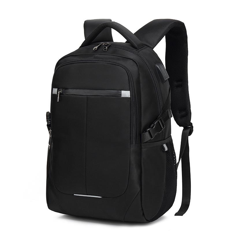 15.6 Inch Laptop Backpack for men, featuring durable polyester material and stylish design, suitable for business and travel.