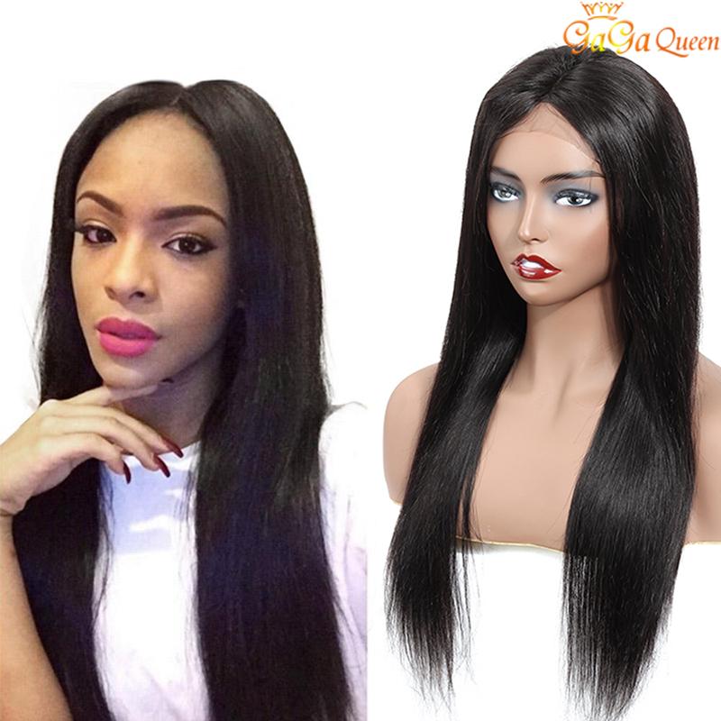 180% Density Malaysian Straight Hair Wig, showcasing its soft texture and natural color, perfect for versatile styling.