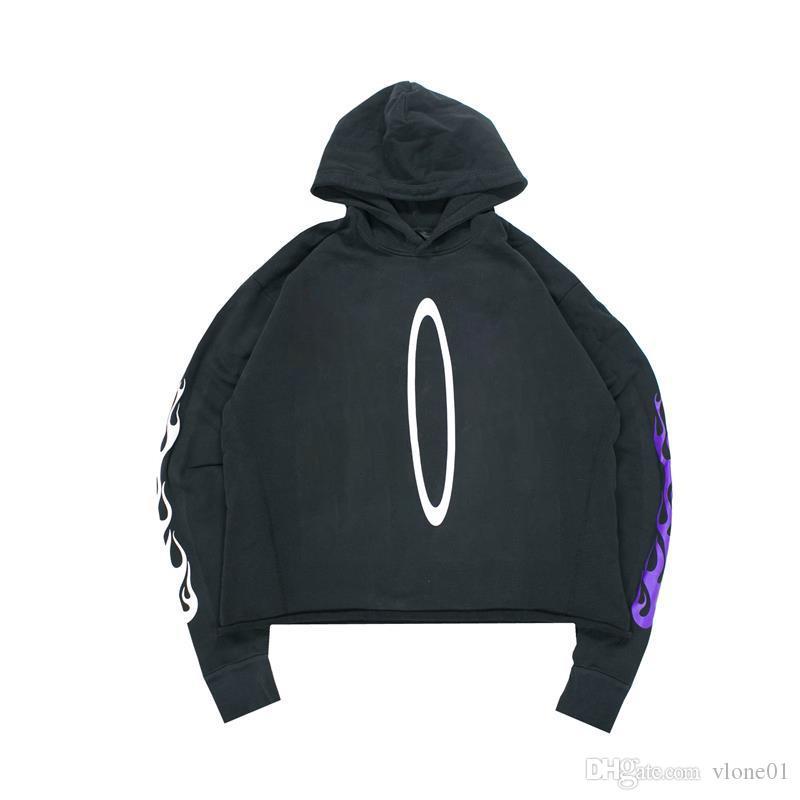 High-quality black hip hop hoodie for men with letter pattern design, made from 100% cotton, perfect for streetwear fashion.