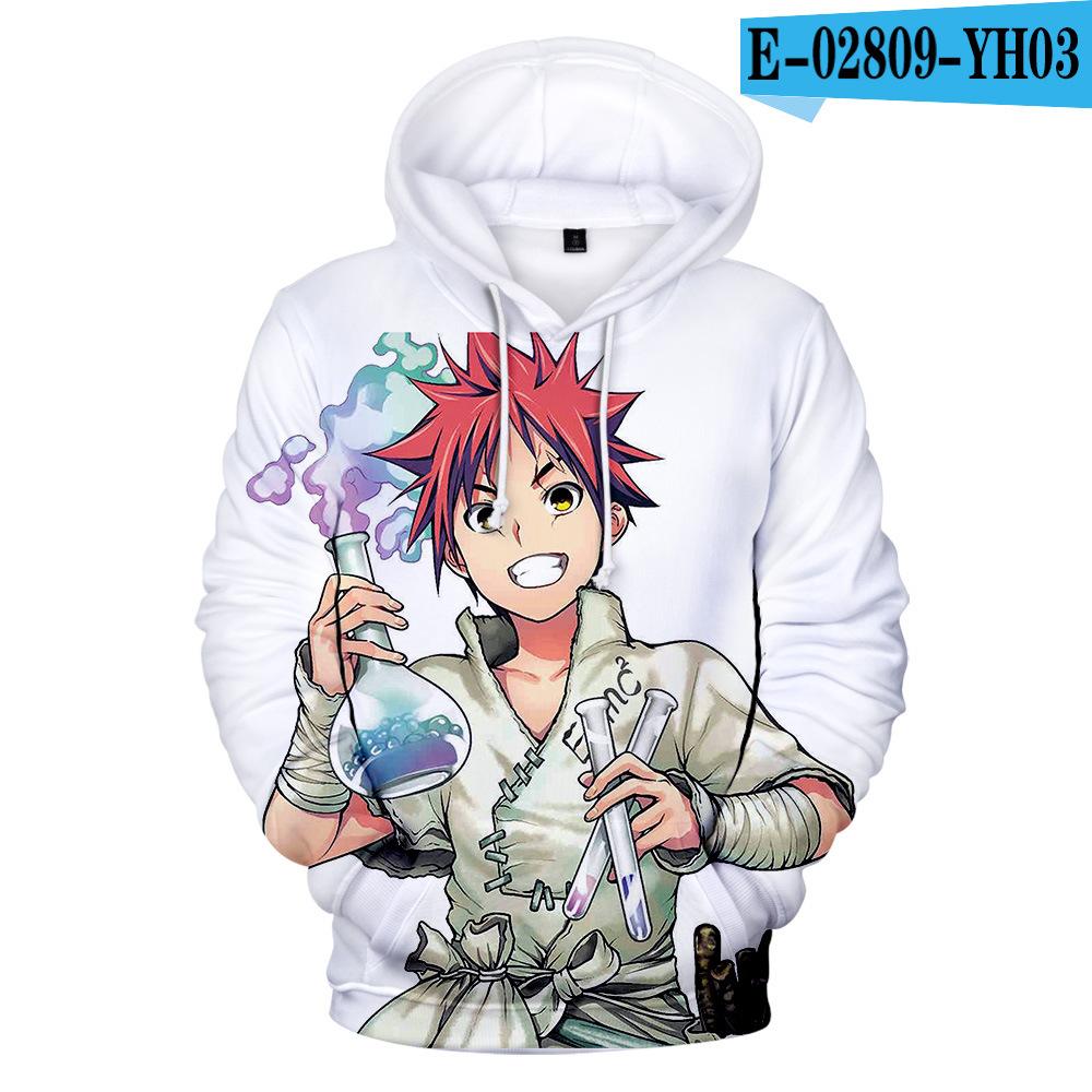 2019 Anime Dr.STONE Men Hoodie featuring Ishigami Senku in a colorful tie-dye pattern, perfect for anime fans.