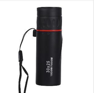 201930x25 HD Optical Monocular showcasing its compact design and features, ideal for outdoor activities.