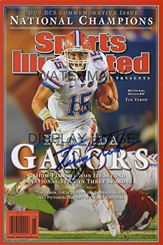 2008 Florida Gators Sports Illustrated print, featuring vibrant colors and a printed signature, ideal for fans and collectors.