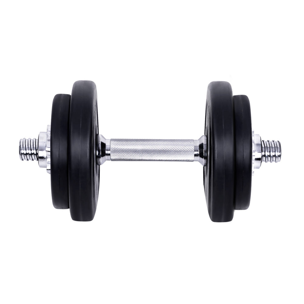 20KG Dumbbell Set featuring adjustable weight plates and non-slip handles, ideal for home gym workouts.