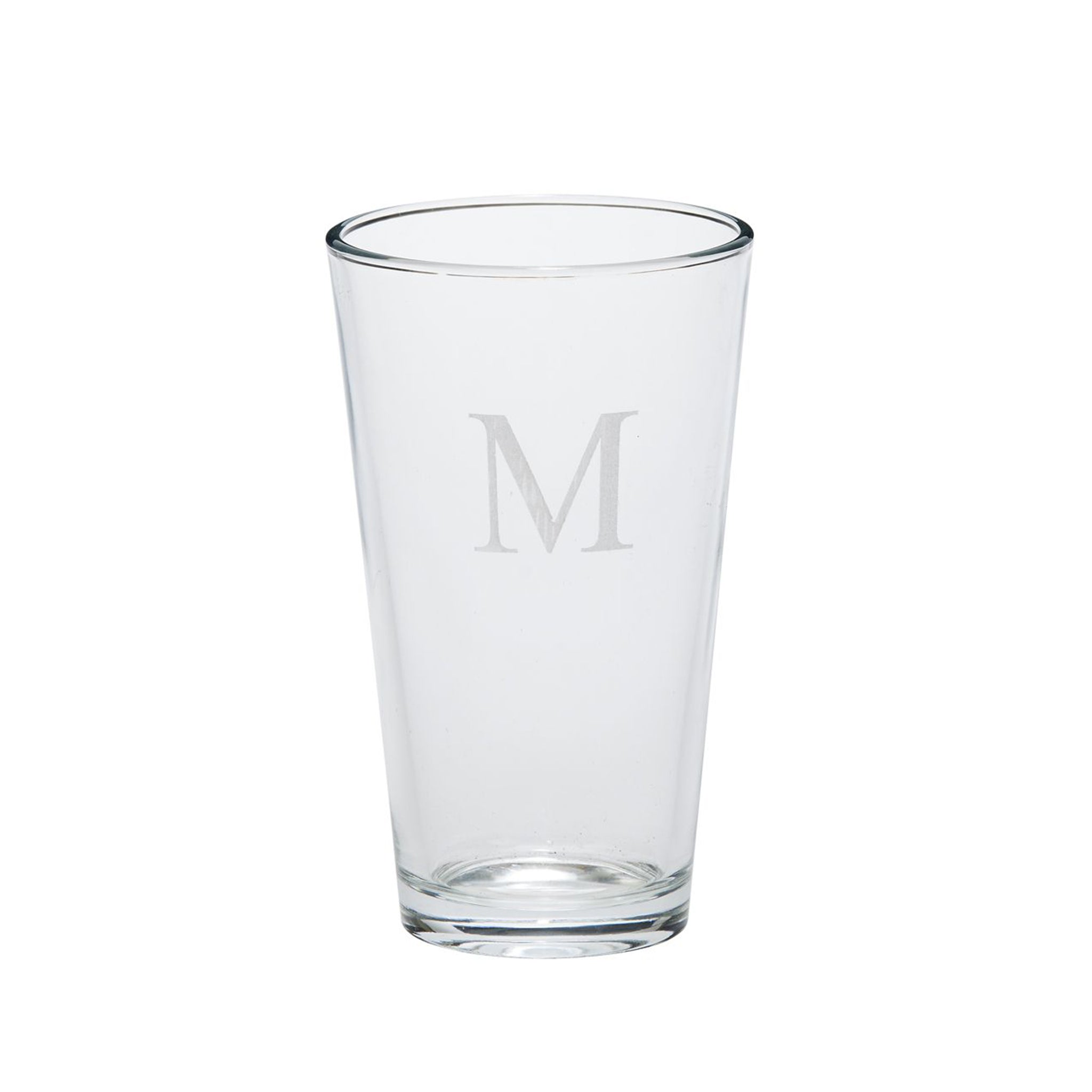 Set of 24 clear pint glasses, each 6 inches tall, designed for serving 16 oz beverages, ideal for home brewers and bars.