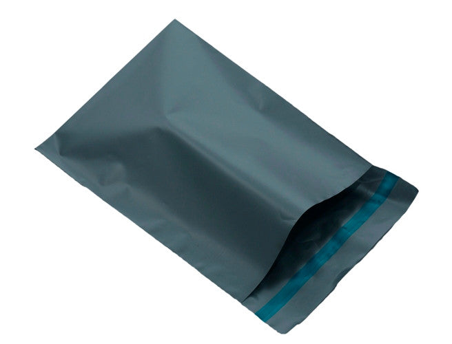 A pack of 25 large grey plastic mailing satchels, measuring 600x450 mm, ideal for shipping and packaging.