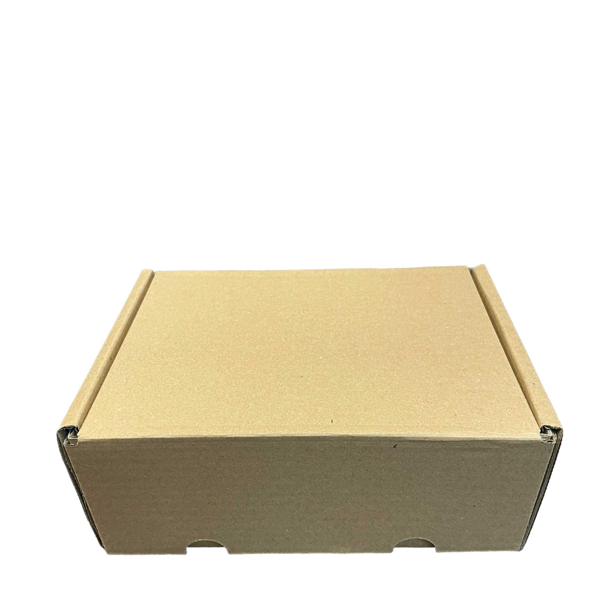 25x Die Cut Cardboard Boxes in kraft brown color, measuring 306x236x140mm, ideal for shipping and packaging.